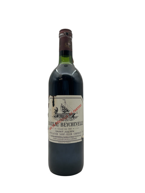 Château Beychevelle 1983 (Bad label) – bottle