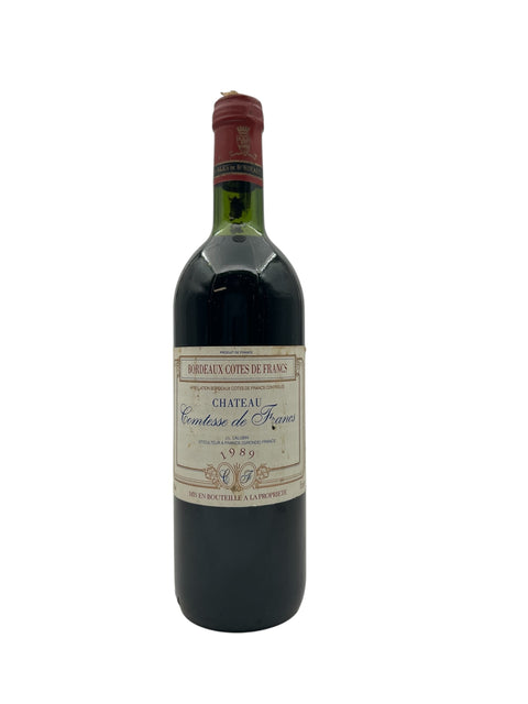 Chateau Comtesse de Francs 1989 – bottle