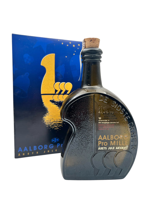 Aalborg Christmas Akvavit Pro Mille 1999 – bottle
