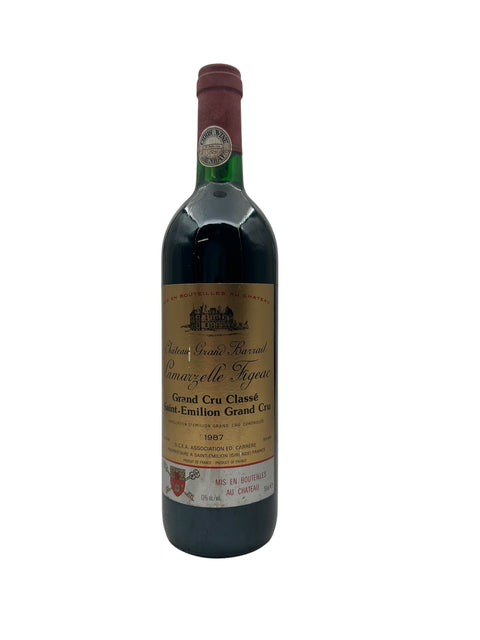 Saint-Emilion Grand Barrail 1987 Grand Cru Classe – bottle