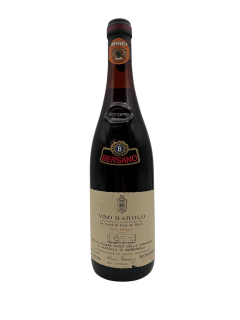 Barolo Bersano 1973 – bottle