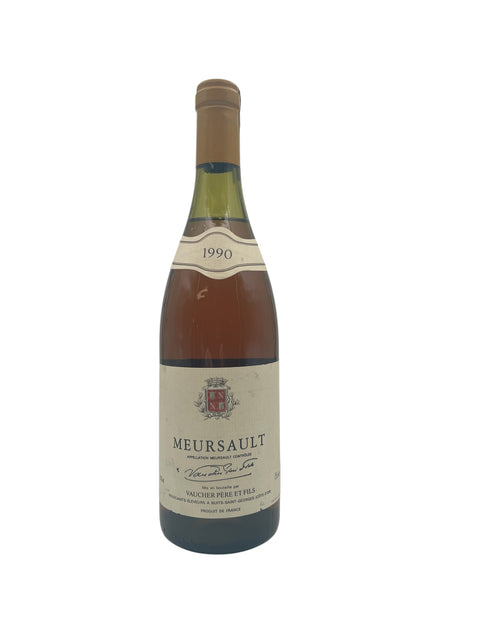 Meursault Vaucher Père et Fils 1990 white wine – bottle