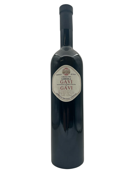 Gavi S Orsola 1992 white wine – bottle