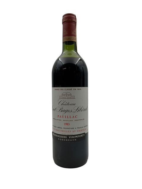 Château Haut-Bages Libéral 1983 – bottle
