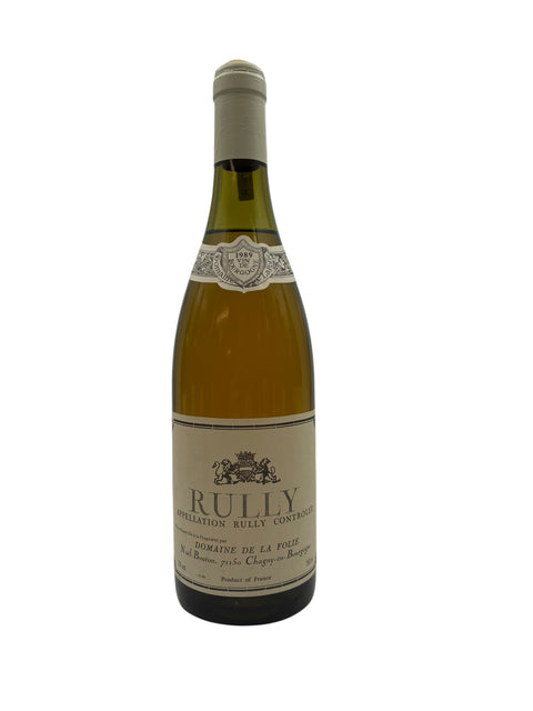 Rully Domaine de la Folie 1989 – bottle
