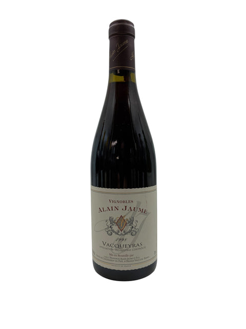 Vacqueyras Alain Jaume 1998 – bottle