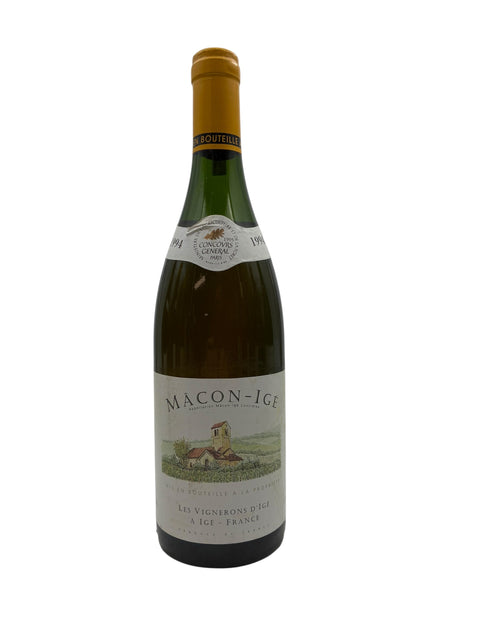 Mâcon-Igé Les Vignerons 1994 – bottle
