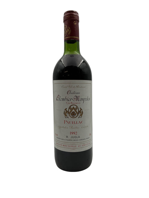 Chateau Colombier-Monpelou 1992 – bottle
