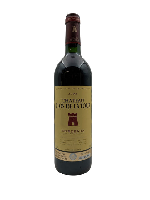 Chateau Clos de La Tour 2003 – bottle