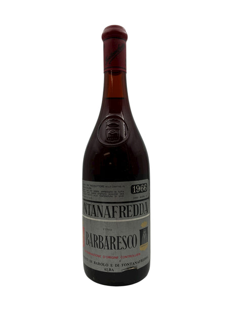 Bottle of Barbaresco Fontanafredda 1966 red wine