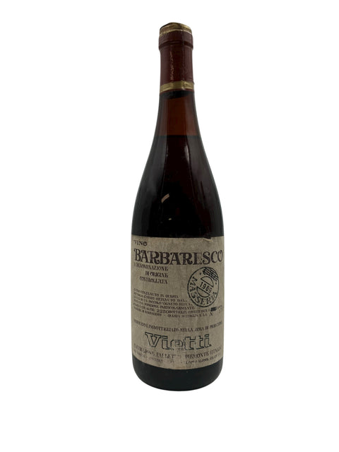 Barbaresco Vietti 1969 Masseria – bottle