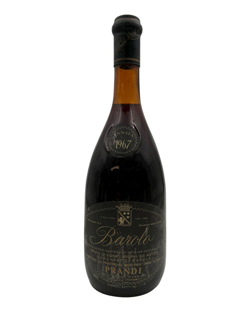Barolo Prandi 1967 – bottle