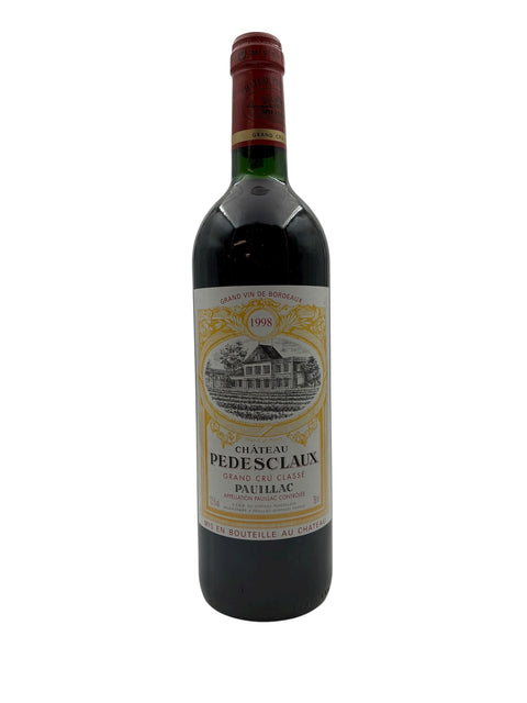 Pedesclaux Château Pedesclaux 1998 Grand Cru Classé – bottle