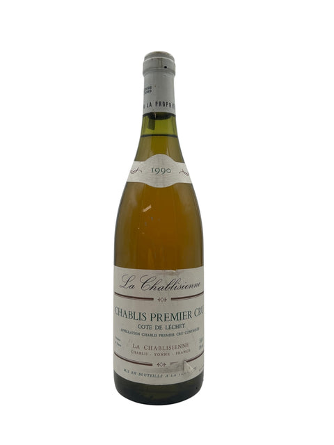 Chablis Premier Cru La Chablisienne 1990 – bottle
