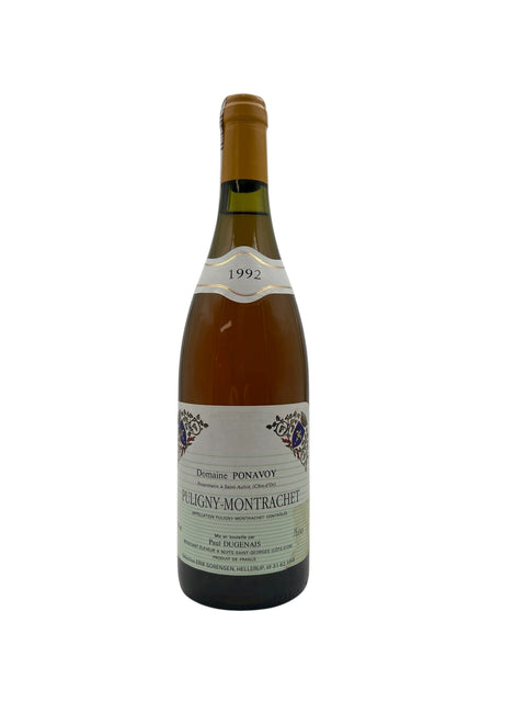Puligny-Montrachet 1992 from Domaine Ponavoy – bottle