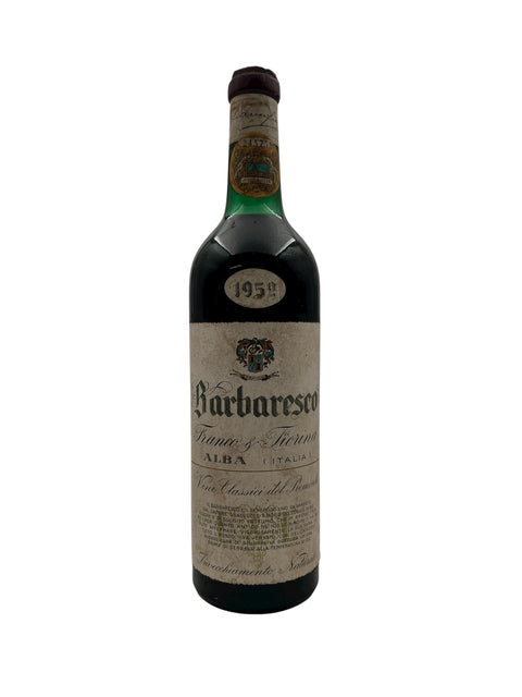 Barbaresco Franco Fiorina 1952 – bottle