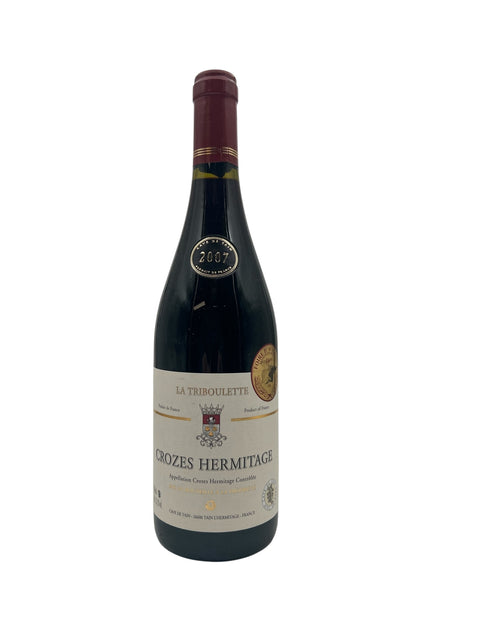 Crozes Hermitage La Triboulette 2007 – bottle