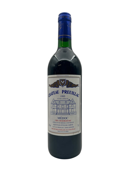Chateau Preuillac 1995 – bottle
