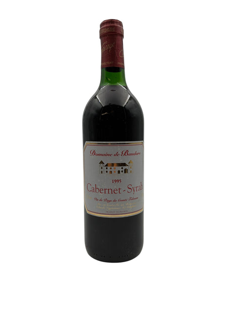 Cabernet Syrah Domaine Baudare 1995 – bottle