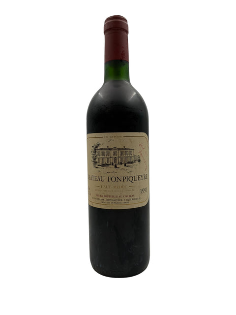 Chateau Fonpiqueyre 1991 Haut-Médoc – bottle