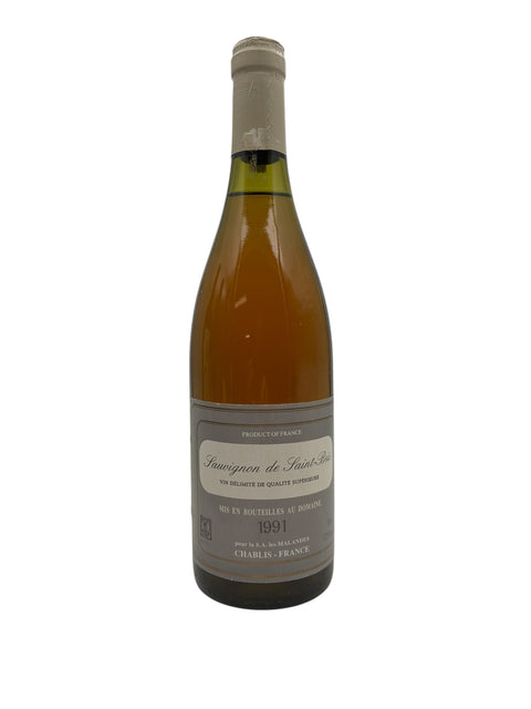 Chablis Sauvignon de Saint-Bris Malandes 1991 – bottle