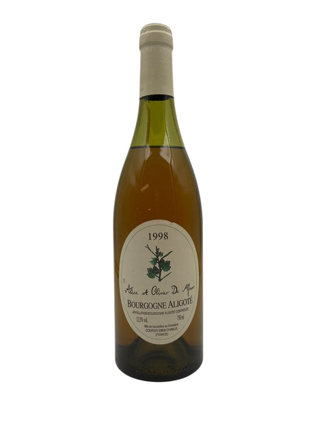 Bourgogne Aligoté 1998 Alice et Olivier – bottle