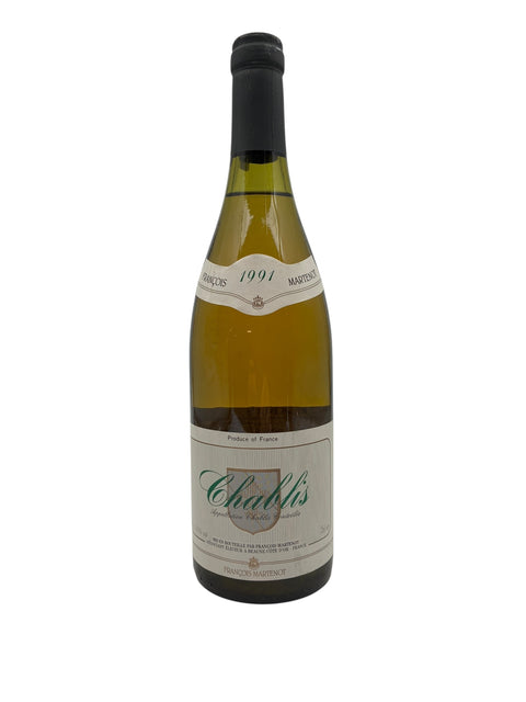 Chablis François Martenot 1991 – bottle