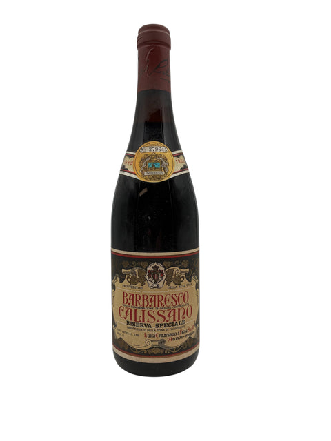 Barbaresco Luigi Calissano 1968 Riserva Speciale – bottle