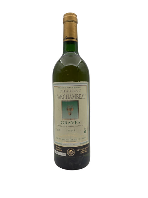 Graves Chateau d'Archambeau 1995 – bottle