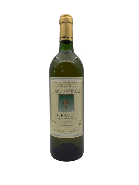 Graves Chateau d'Archambeau 1998 – bottle