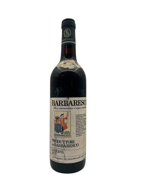 Barbaresco Produttori 1970 Rabaya Bad Label – bottle
