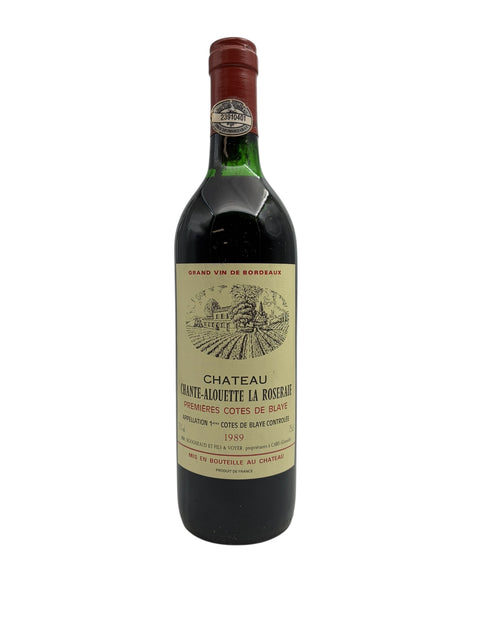 Chante-Alouette La Roseraie 1989 – bottle