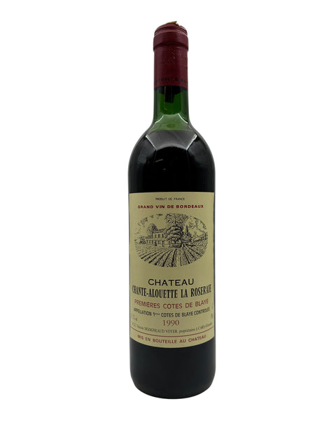 Chante-Alouette La Roseraie 1990 – bottle