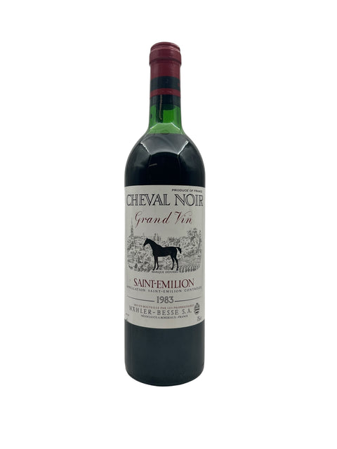 Cheval Noir Mahler-Besse 1983 – bottle