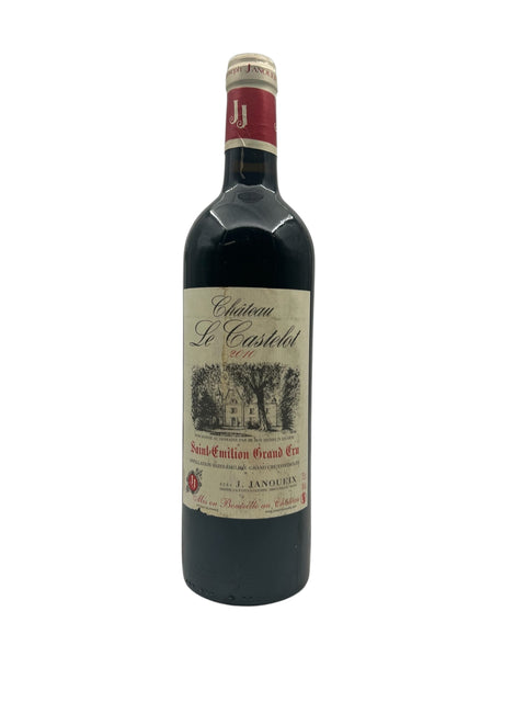 Château Le Castelot Saint-Émilion 2010 Grand Cru – bottle