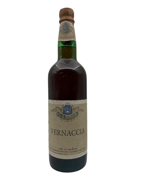 Vernaccia Sella & Mosca 1968 dessert wine – bottle