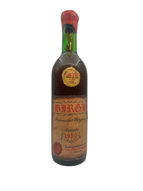 Stravecchio Vergine Birgi 1930 – bottle