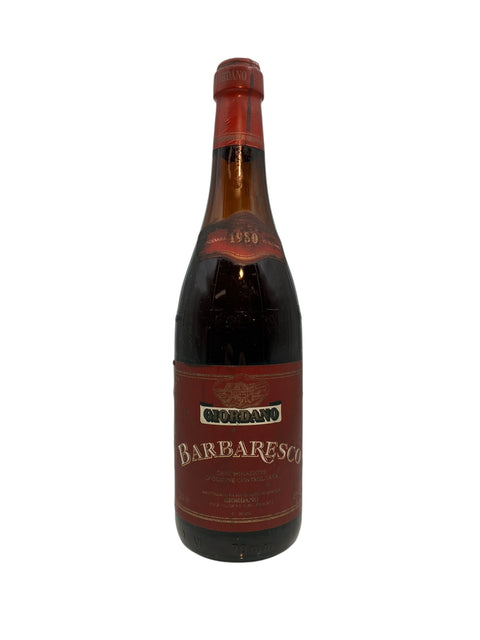 Barbaresco Giordano 1980 (low level) – bottle