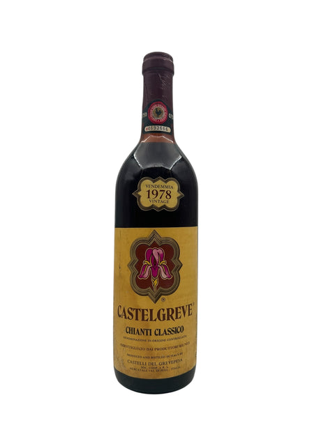 Chianti Classico Castelgreve 1978 – bottle