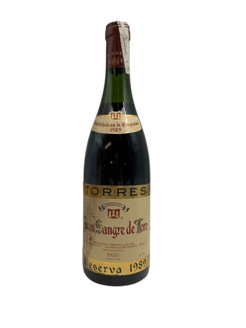 Gran Sangre de Toro 1989 by Torres Reserva – bottle