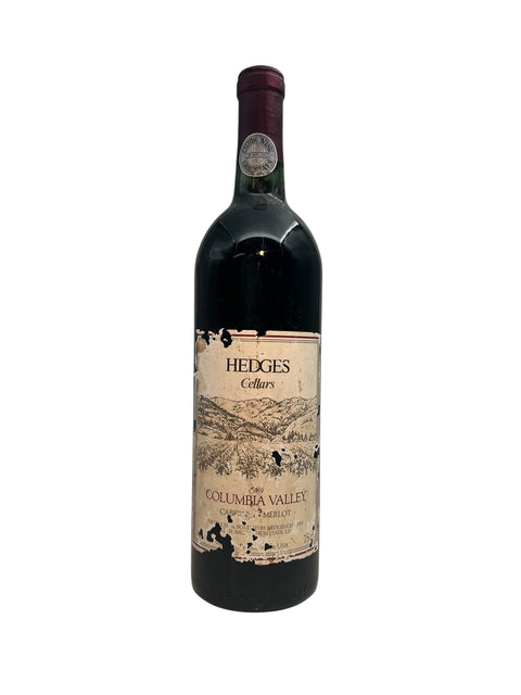 Columbia Valley Hedges Cellars 1989 Bad Label – bottle