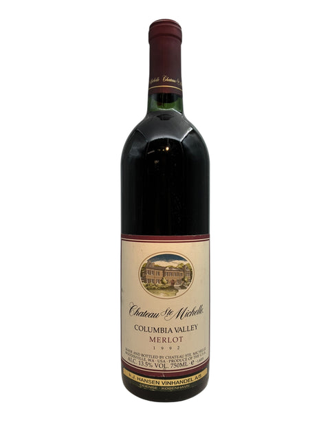 Columbia Valley Chateau Ste Michelle 1992 – bottle