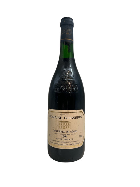 Costières de Nîmes Domaine Boisserin 1994 – bottle