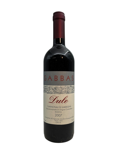 Dule Gabbas 2007 – bottle