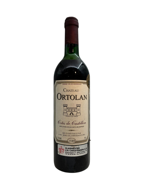 Ortolan Chateau 1989 – bottle