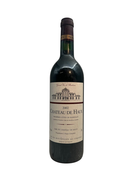 Chateau de Haux Bordeaux 2002 – bottle