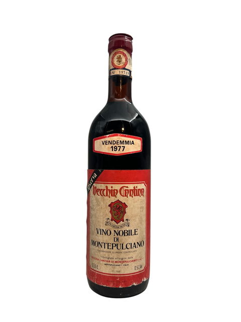 Vino Nobile Vecchie Cantine 1977 – bottle