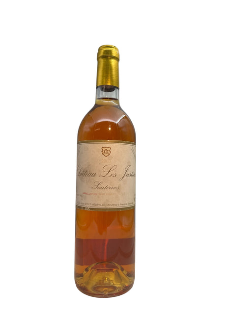 Sauternes Château Les Justices 2003 – bottle
