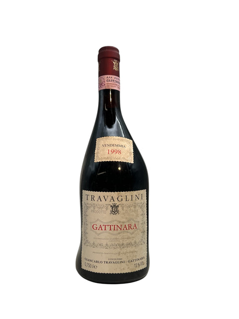 Gattinara Travaglini 1998 red wine – bottle