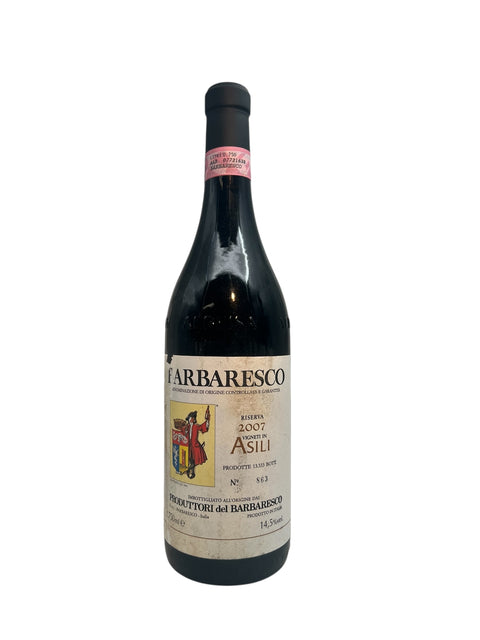 Barbaresco 2007 Asili Riserva Produttori del Barbaresco – bottle